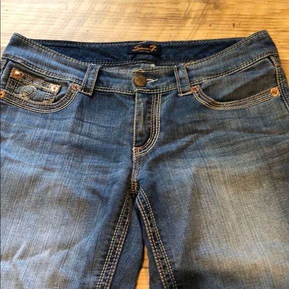Seven7 Blue Jeans Size 12 - Picture 2 of 3